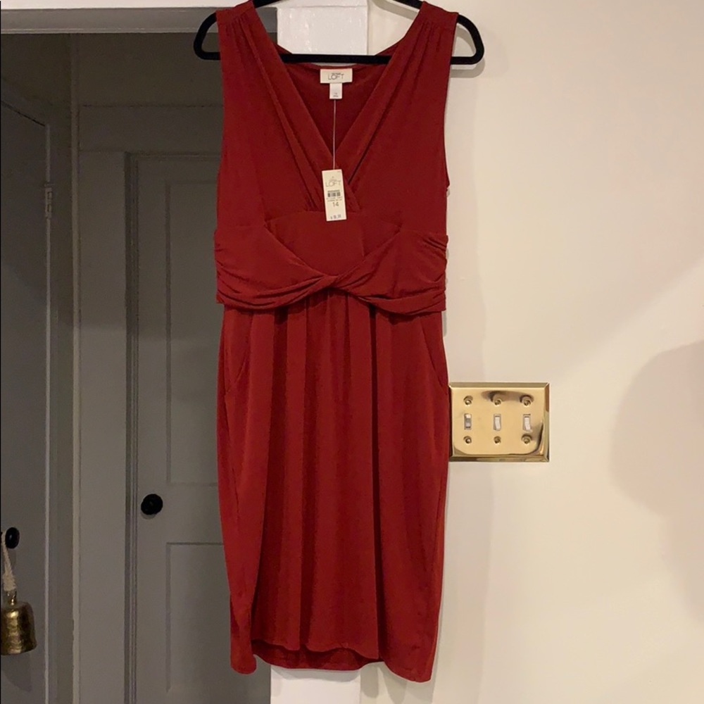 LOFT Red Dress